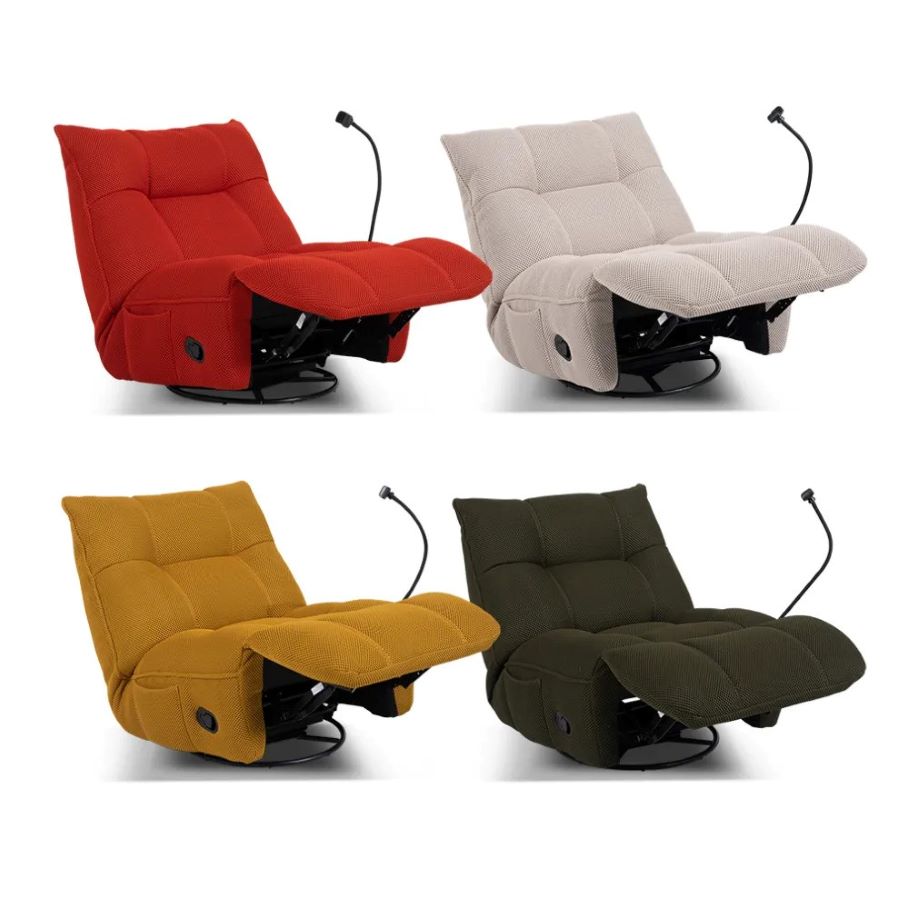 MALVEN ROCKING RECLINER WITH MOBILE HOLDER