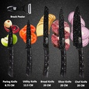 6 PCS CHEF KNIVES SET