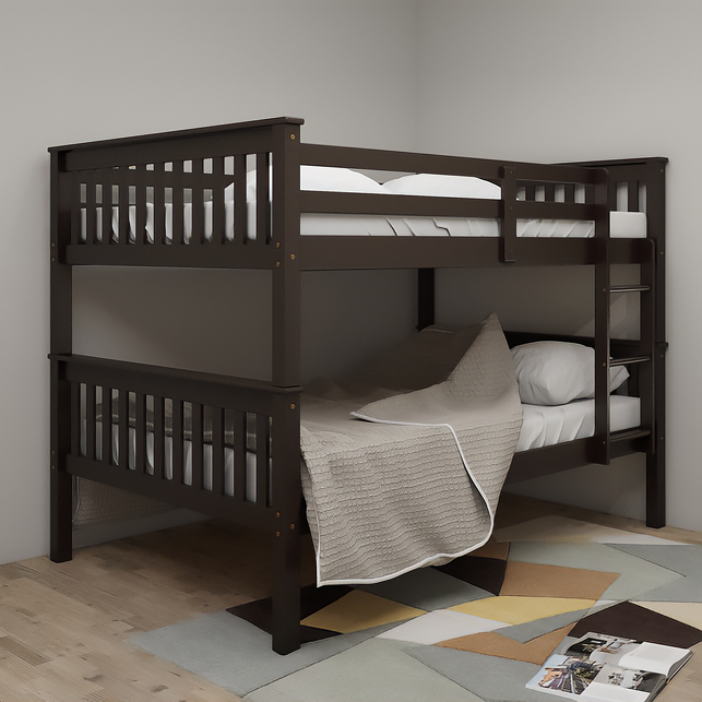 Dorel living moon full over full bunk bed with shop usb port