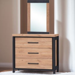 [A0850200059] LIBERTY DRESSER WITH MIRROR 3 DRAWERS