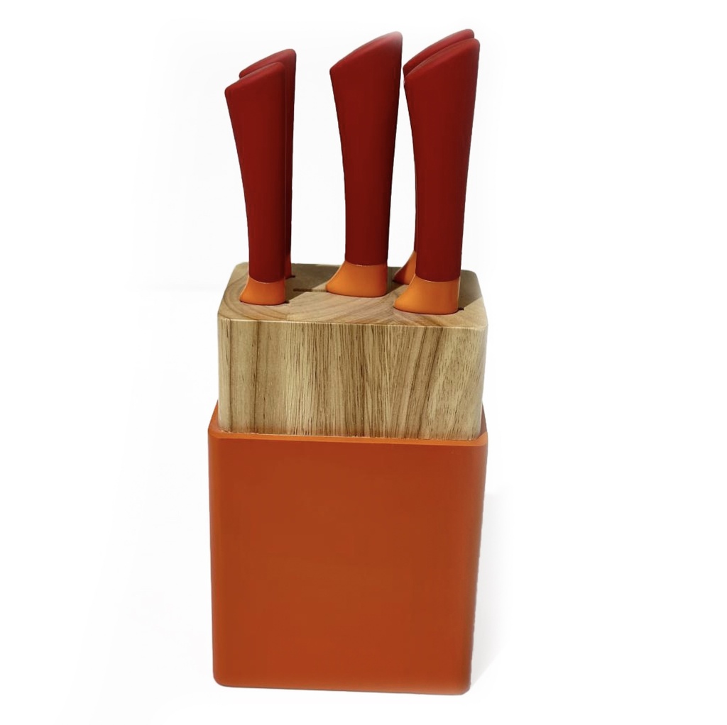 [Z074010609] UNIC KNIVES  BLOCK 5PCS