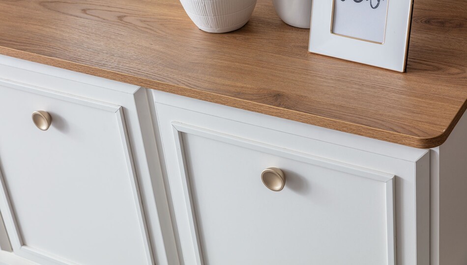 M COUNTRY CONSOLE WITH MIRROR