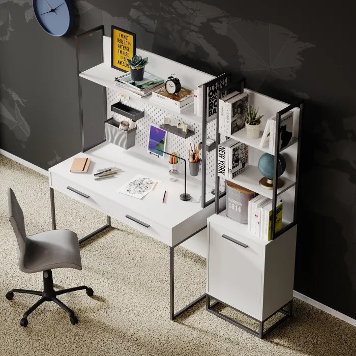 LEGEND STUDY DESK AND TOP UNIT 
