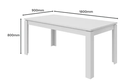 ATHENAS DINING TABLE 180 CM