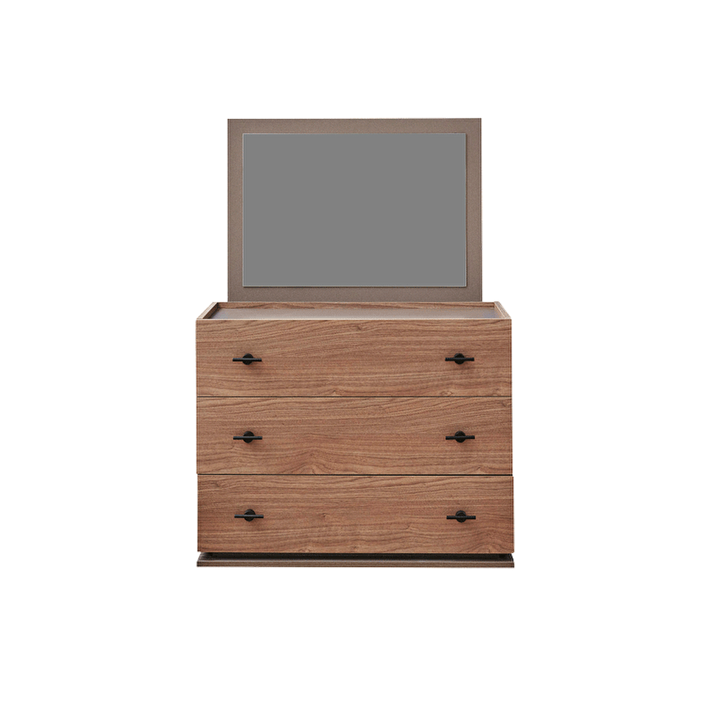 AKRON CHEST OF DRAWERS &amp;MIRROR