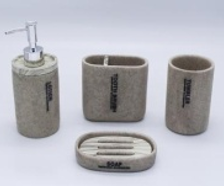 4 PCS ANA BATHROOM ACCESSORY SET