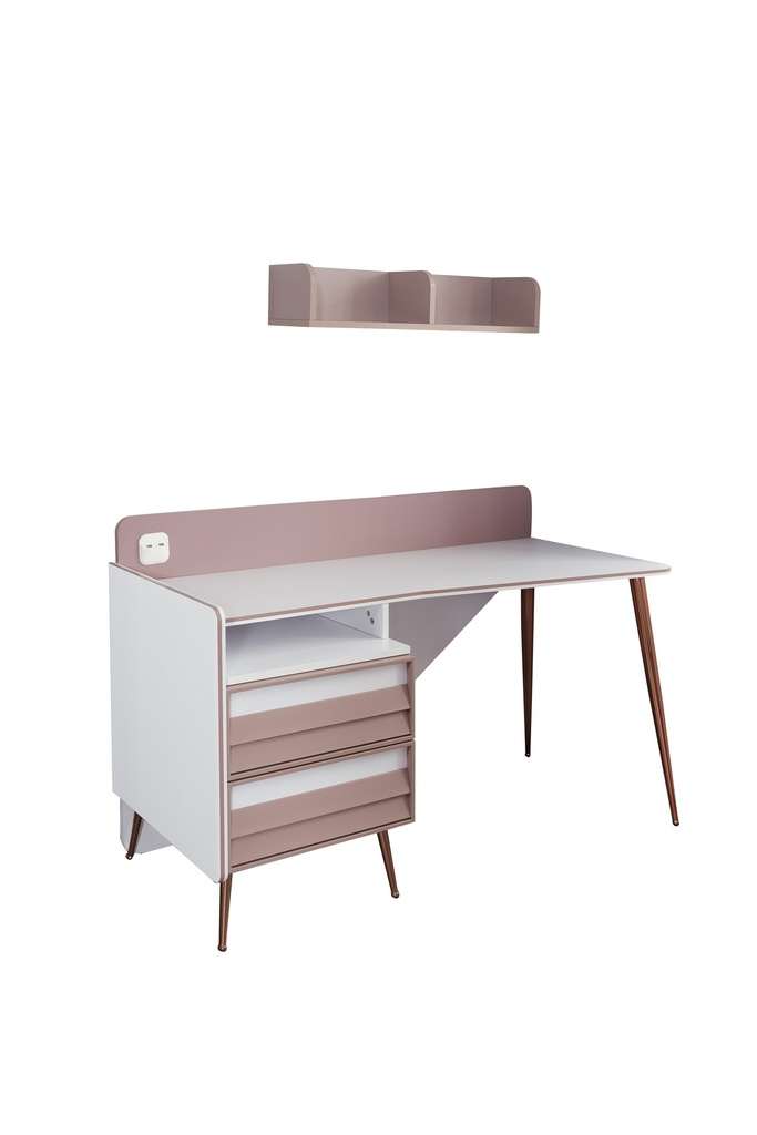 ROSE STUDY DESK with WALL UNİTE