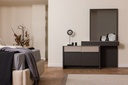 BLACK KING BEDROOM WITHOUT WARDROBE