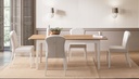 M COUNTRY 6 SEATS DINING TABLE SET
