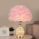 FEATHER TABLE LAMP