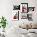 6 PCS LONDON WALL ART SET