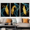 GOLDEN FEATHER 07 WALL ART 