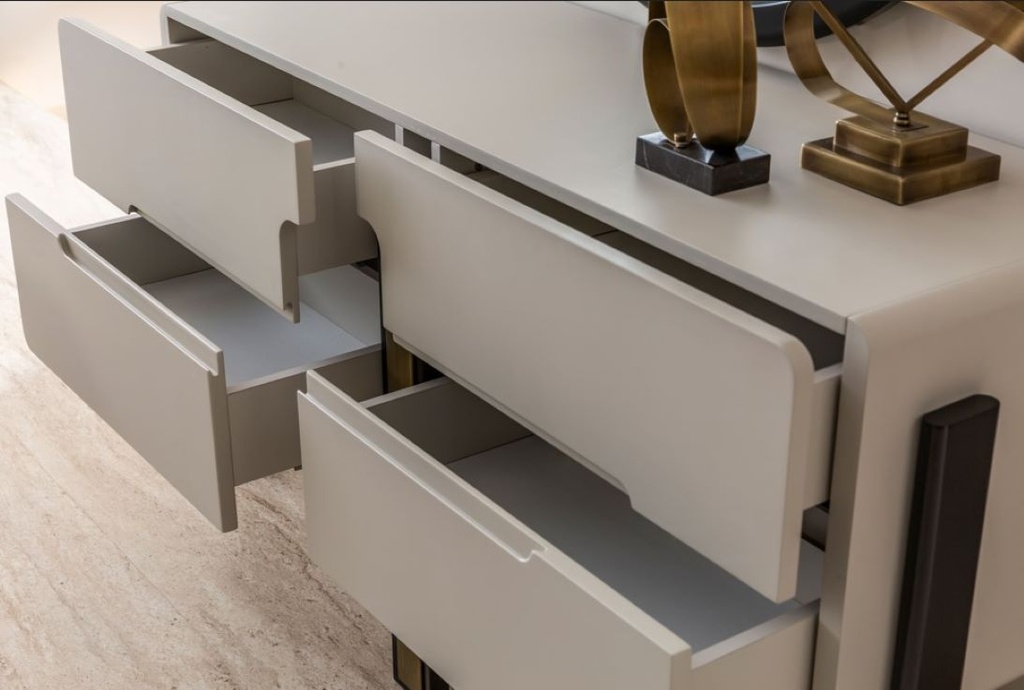 BERGAMA KING BEDROOM SET WITHOUT WARDROBE