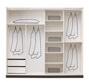 SACRAMENTO SLIDING WARDROBE 