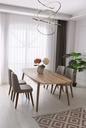SACRAMENTO DINING TABLE 6 SEATS
