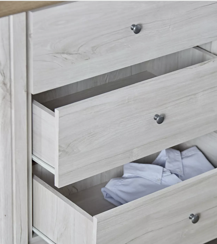 MARCH DRESSER AND MIRROR 3 DAWER