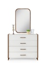 GORDION QUEEN BEDROOM SET WT WARDROBE
