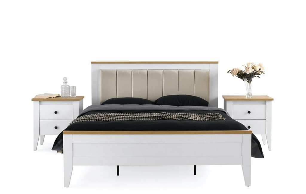 HAMPTON QUEEN BEDROOM SET WT WARDROBE