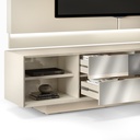 DOMANI TV STAND AND PANEL WITH MIRROR