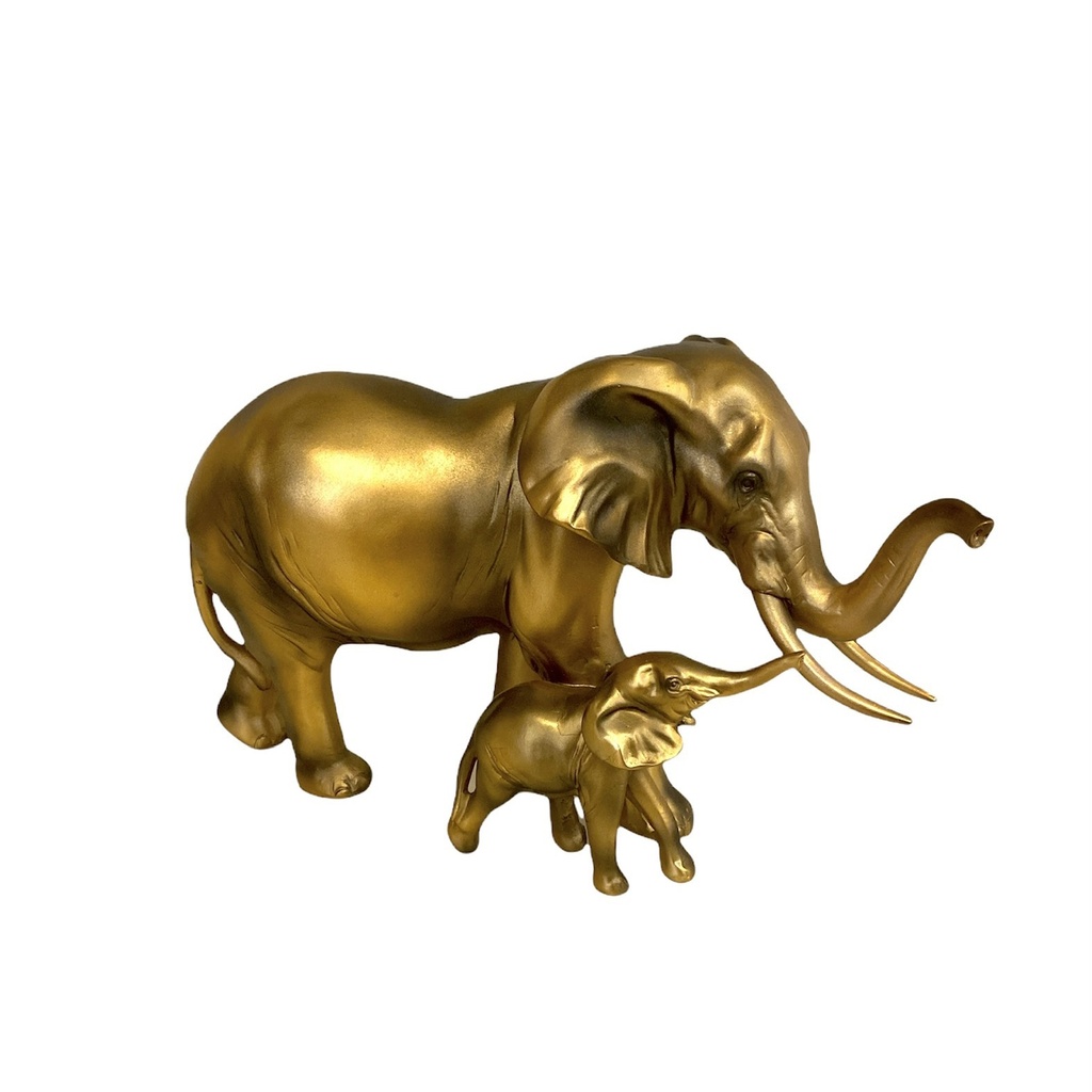 Jumbo Decorative Elephant Figurine 2 pcs