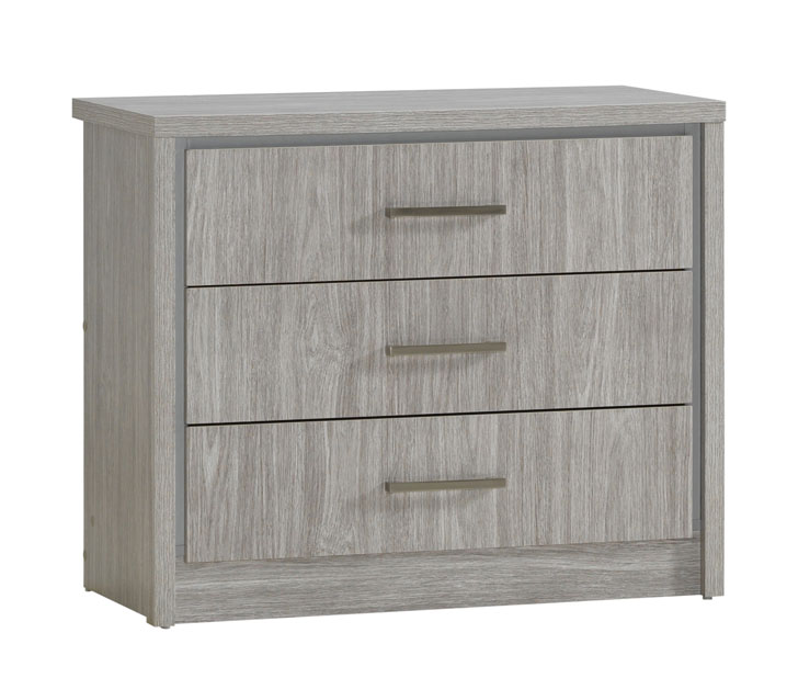 TROY 3 CHEST OF DRAWER & MIRROR 1205