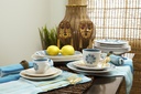 20 PCS COUP ETNIA DINNER/TEA SET