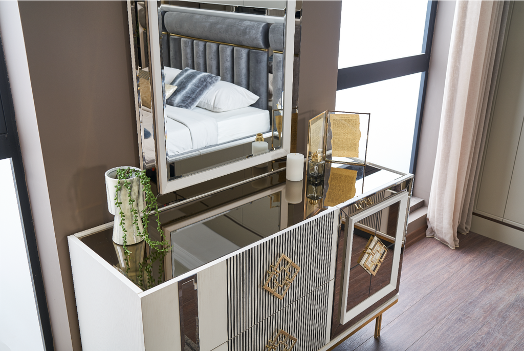 MAYA  KING BEDROOM SET 5 PCS