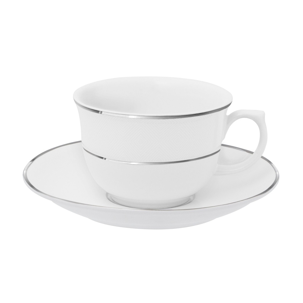 42 PCS FLAMINGO DIAMOND  DINNER SET