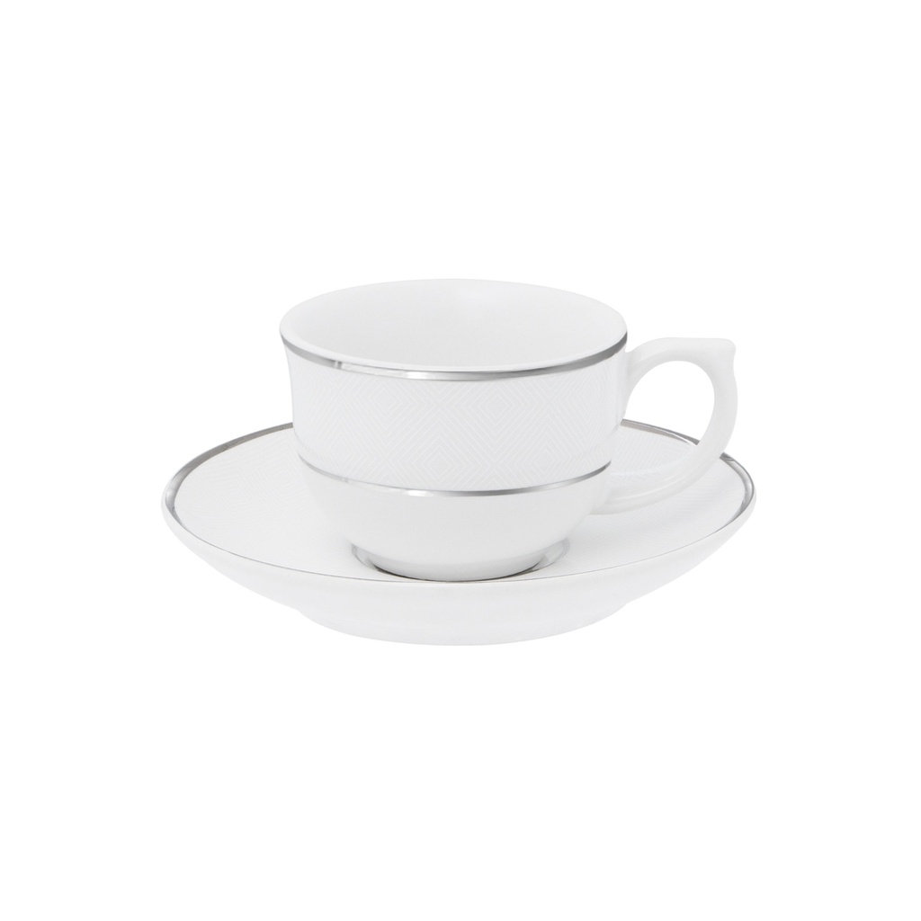 42 PCS FLAMINGO DIAMOND  DINNER SET