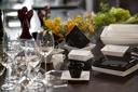 42 PCS QUARTIER WHITE DINNER SET