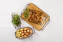 BOROSILICATE GLASS ROASTING DISH 1500ML