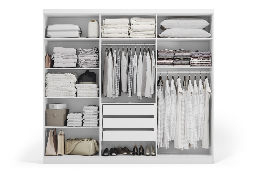 ATLAS 6 DOORS WARDROBE WITH MIRRORS