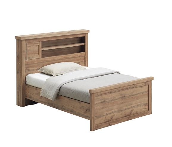 BRAXTON DOUBLE BED  120 CM