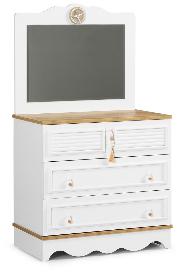 LUNA DRESSER WITH MIRROR