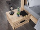 DARK SINGLE BEDROOM SET 3 PCS