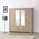 AMILINE 4 DOORS WARDROBE 