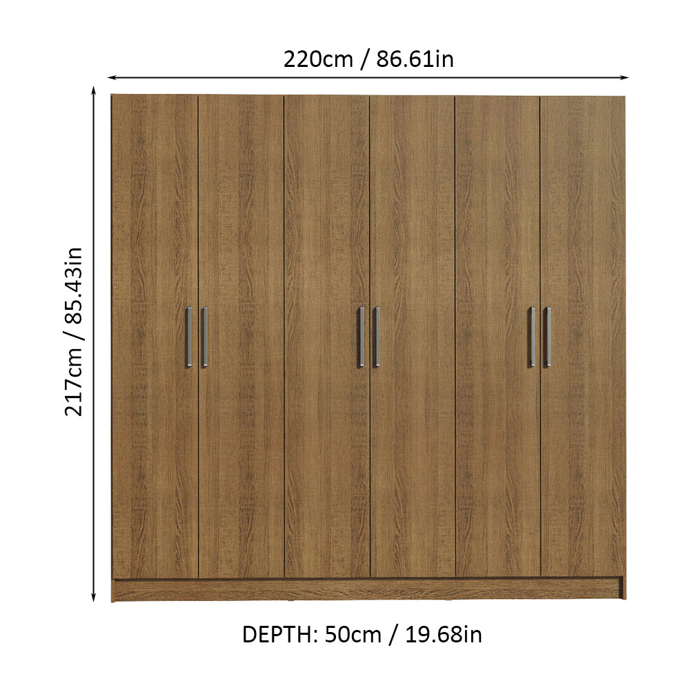 VIGO 6 DOOR WARDROBE 