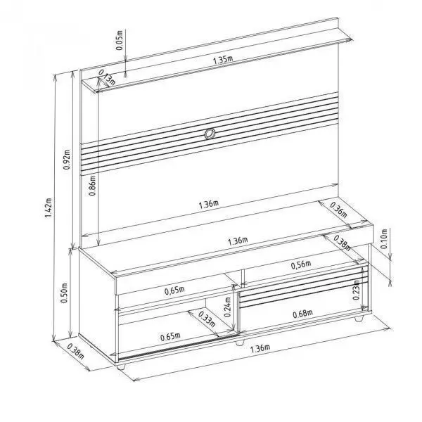 SAMBA TV UNIT 140 CM