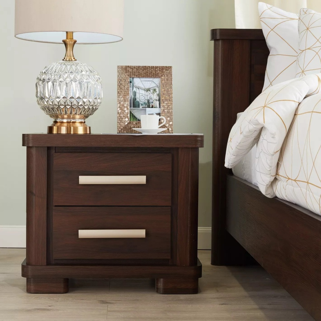 VINA 2 DRAWERS NIGHTSTAND