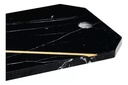 ARDOSIA BLACK MARBLE W| GOLDEN LINES SERVING BOARD