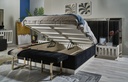 GOLD DIAMOND KING BEDROOM SET 5 PCS