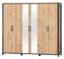 LIBERTY 6 DOOR WARDROBE