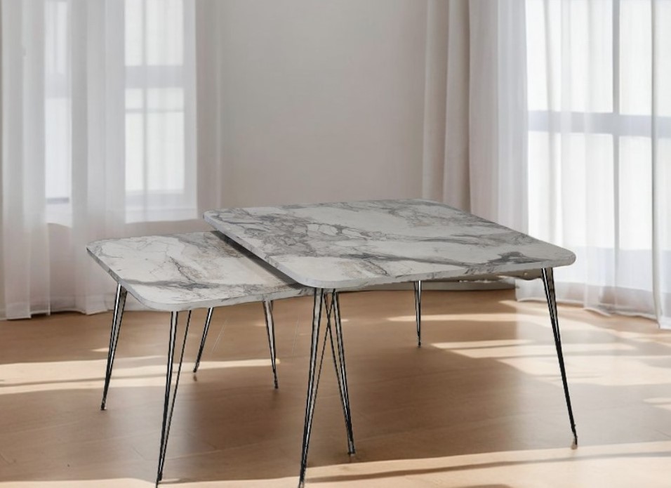 SQUARE MIDDLE TABLE 2 PCS 