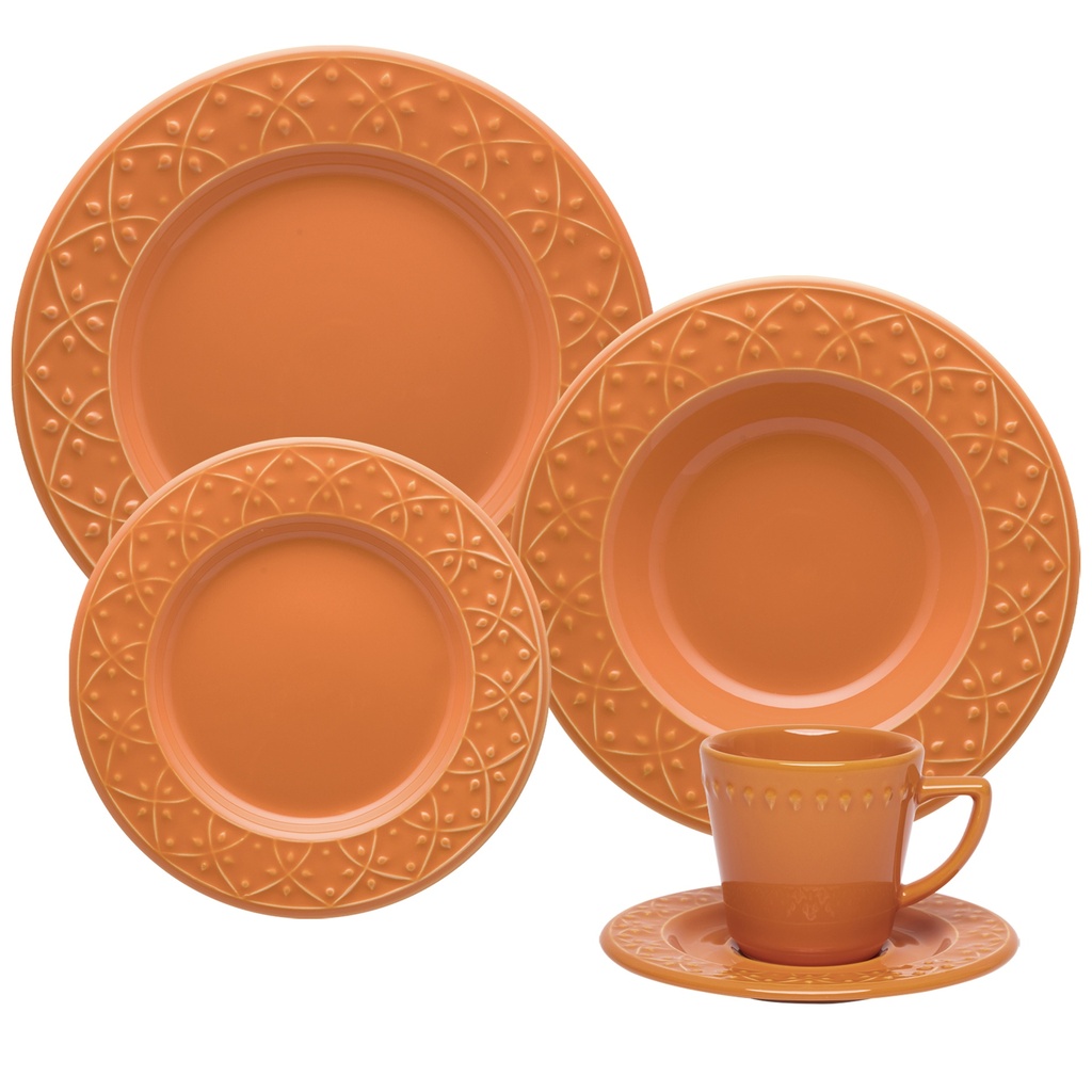 20 PCS MENDI SUNSET DINNER|TEA SET