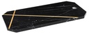 ARDOSIA BLACK MARBLE W| GOLDEN LINES SERVING BOARD
