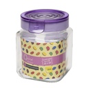 LAVANDA SQUARE GLASS JAR 1000 ML