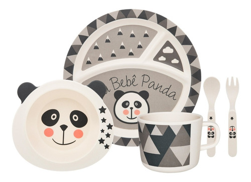 PANDA 6|5 CHILDREN´S MEAL SET 5 PCS