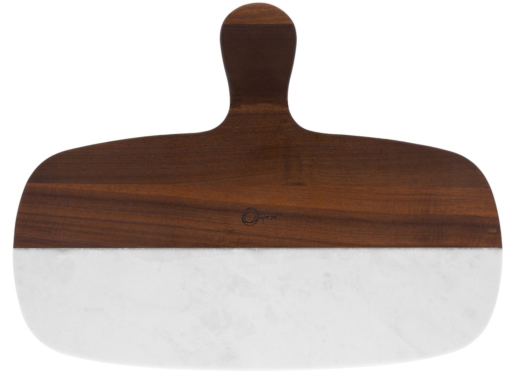 OXFORD WHITE MARBLE SERVICE TABLE