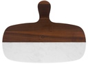 OXFORD WHITE MARBLE SERVICE TABLE