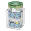 MENTA SQUARE GLASS JAR 1500 ML